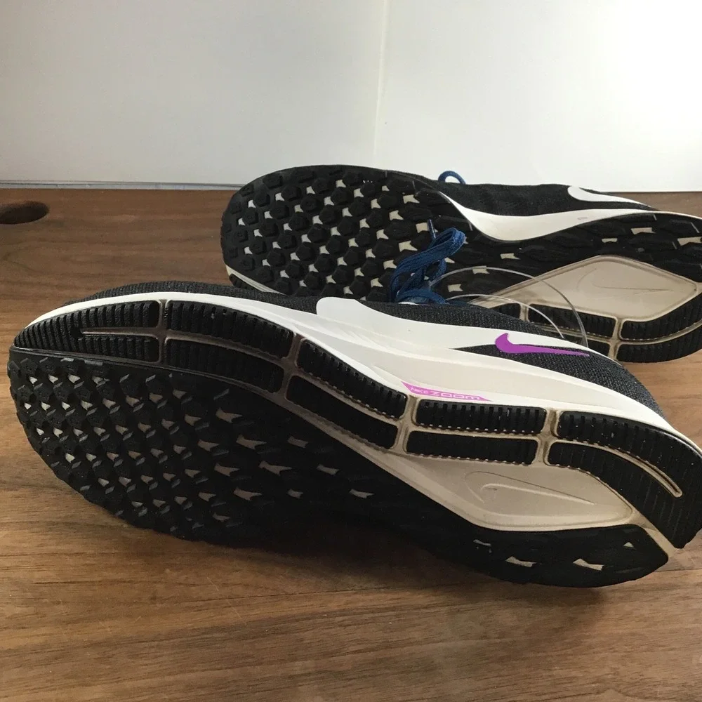 Nike Womens Air Zoom Pegasus 36 Shoes AQ2210-012 | Black/Purple/Blue | Size 8.5
